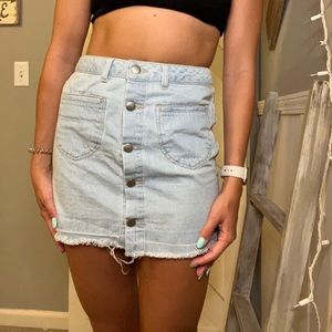 Light Blue Jean Skirt